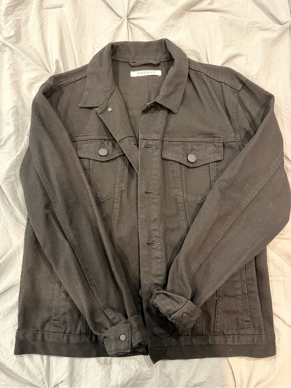 PacSun Black Denim Trucker Jacket
